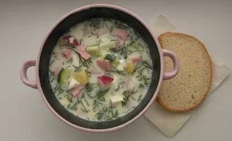 Aukstā zupa ar kefīru