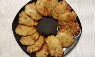 Kabaču pankūkas ar gaļu