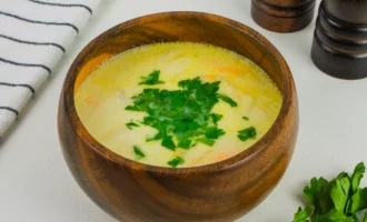 Piena zupa ar olām