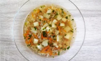 Liesa zupa ar griķiem
